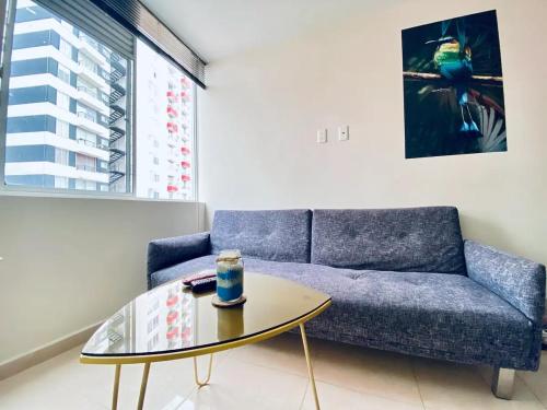 Et opholdsområde på Apartamento con parqueadero incluido Armenia