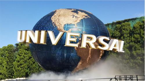 an image of the universal logo on a globe at Hotel Chuo Oasis in Osaka