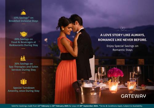 a flyer for a wedding with a bride and groom at Gateway Coonoor in Coonoor
