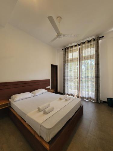 Ένα ή περισσότερα κρεβάτια σε δωμάτιο στο Villa stella