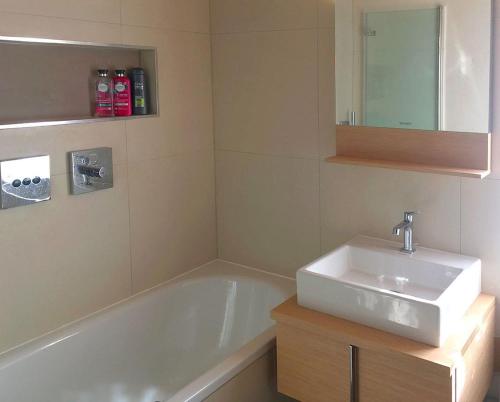 Koupelna v ubytování Beautiful townhouse in perfect location