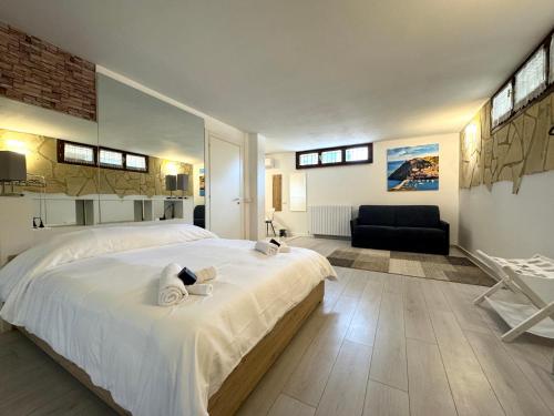 Letto o letti in una camera di Residence Il Boschetto - Villa Con Piscina
