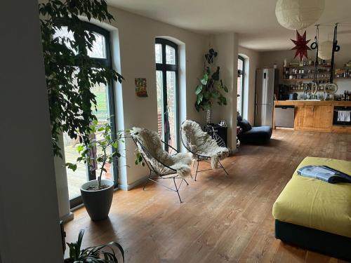 Χώρος καθιστικού στο Bauernhaus mit großem Grundstück
