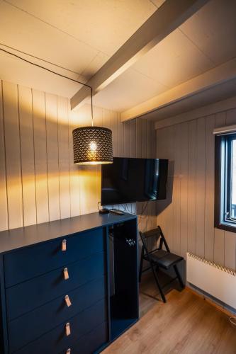 Cuisine ou kitchenette dans l'établissement Cozy cabin near golden circle with panoramic views