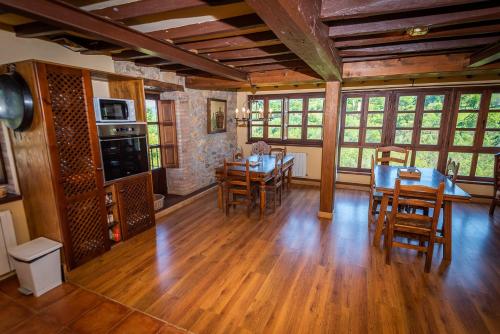 Dapur atau dapur kecil di La Casona de Soviña