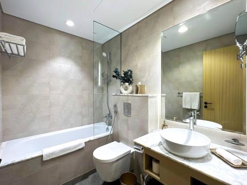 Gallery image of Keyrock Living - Burj Khalifa View Retreat with Pool in Dubai