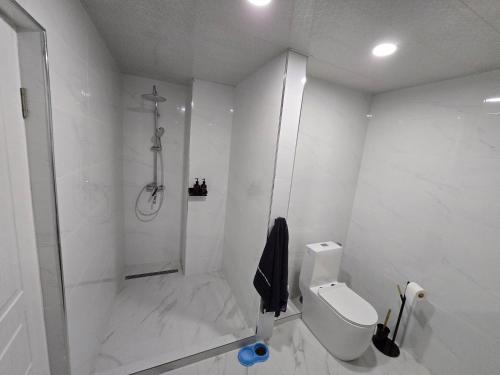 Bilik mandi di Апартаменты