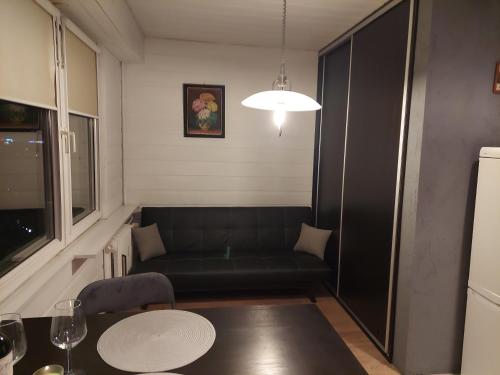 Ruang duduk di Apartament na 9 piętrze z pięknym widokiem