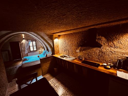 Η κουζίνα ή μικρή κουζίνα στο Les Maisons De Cappadoce