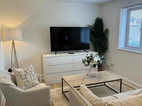 TV a/nebo společenská místnost v ubytování Little Cedars