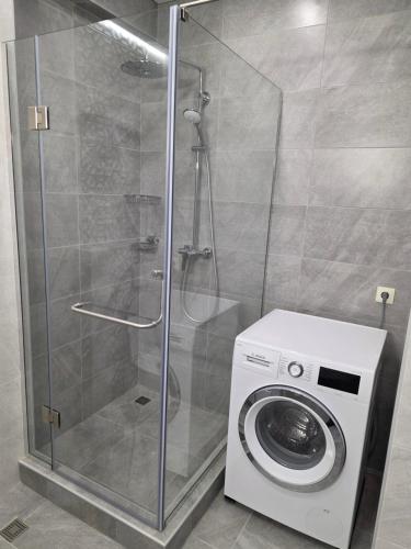 Ένα μπάνιο στο Davit apartments
