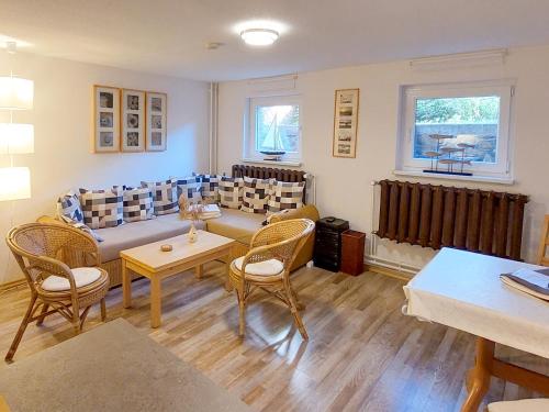 Istumisnurk majutusasutuses Ferienwohnung Gänseblümchen