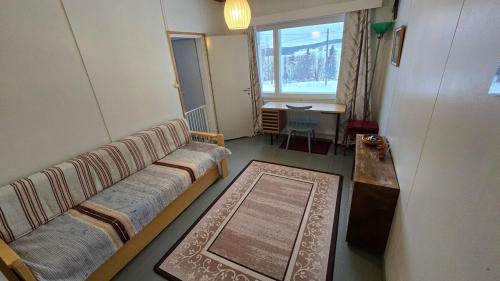 Posezení v ubytování Beach cottage near Syöte