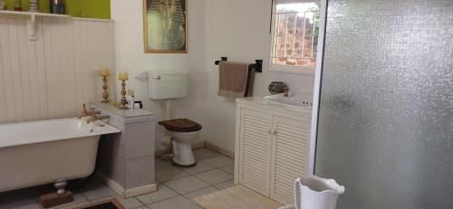 Et badeværelse på Lakeview Guesthouse