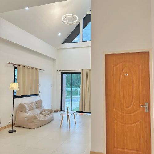 Postel nebo postele na pokoji v ubytování Prangsirihome guesthouseได้ทั้งหลัง