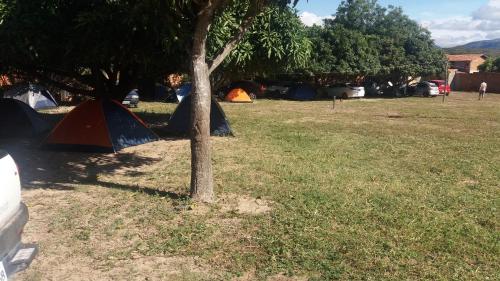 Zahrada ubytování Camping Lafetá