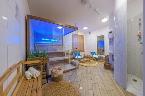 TV a/nebo společenská místnost v ubytování Hotel Zorza