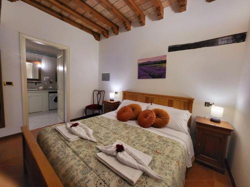 Katil atau katil-katil dalam bilik di Residence Antico Borgo
