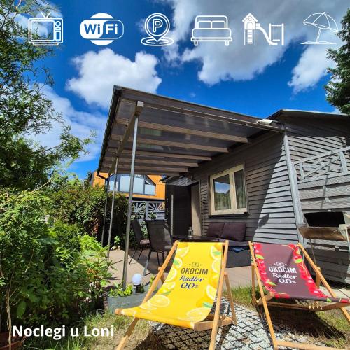 Domek u Loni - z tarasem w zacisznym centrum nad morzem z parkingiem