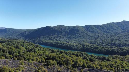 Paisaje cerca de este chalet de montaña