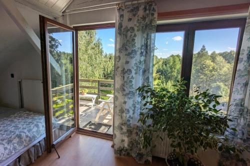 Balkoni atau teres di Apartament nad Jeziorem