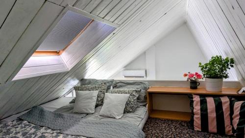 Ruang duduk di Apartament nad Jeziorem