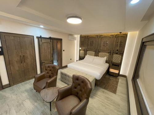 Ένα ή περισσότερα κρεβάτια σε δωμάτιο στο The Westbury Inn