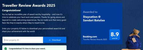 a screenshot of the transfer review awards website at Staycation At Sandari Batulao Overlooking Spot in Tagaytay