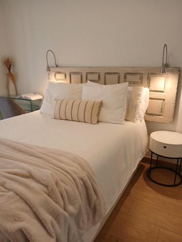 Postel nebo postele na pokoji v ubytování Apartamento La Mina