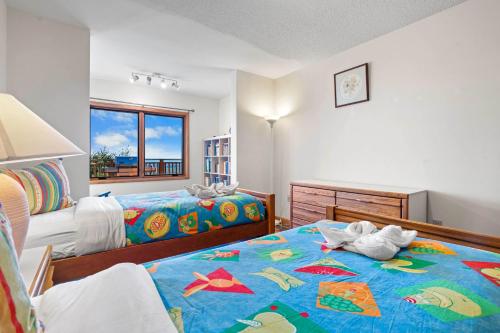 a bedroom with two beds and a window at Hidden Gem Best Views Unbeatable Seclusion etc in Albrightsville
