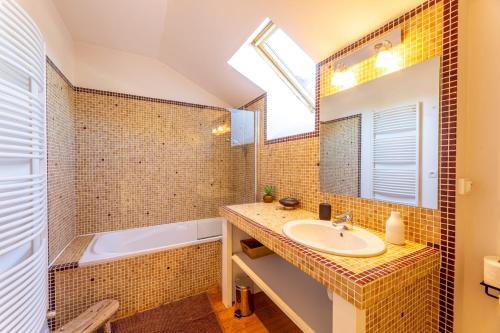 Un baño de Grand gîte 4 étoiles - Bain nordique