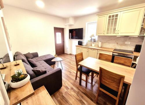 Dapur atau dapur kecil di Apartment with private wellness