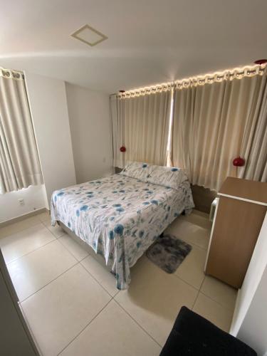 En eller flere senge i et værelse på Paraiso do Atlântico#Resort #Cabedelo#Vista#mar