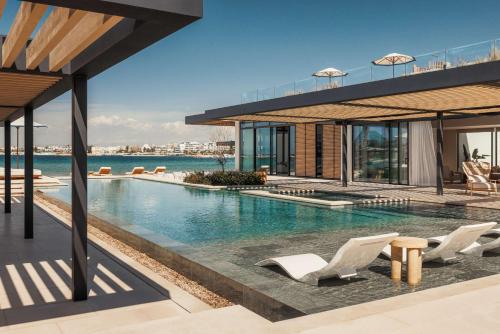an image of a swimming pool in a house at One&Only Aesthesis, Athens in Athens