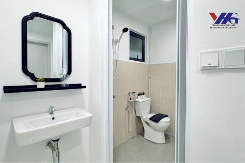 Ένα μπάνιο στο Arena Designer Deluxe Suite KLIA