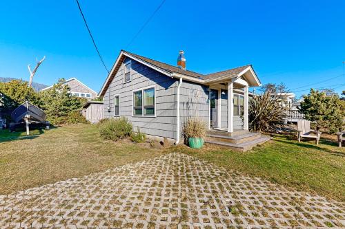 a small house on top of a dirt road at Mermaid House MCA 1456 in Manzanita