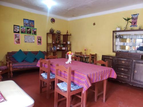 Zona d'estar a Hospedaje Estrellita