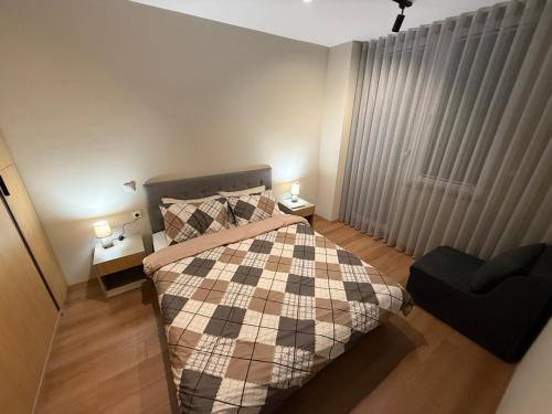 Llit o llits en una habitació de Premium Apartment 56