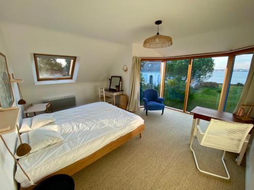 La Zaï Zaï, maison du Cabellou face à la mer