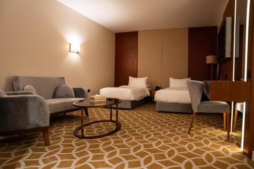 Istumisnurk majutusasutuses Marhaba Plaza Hotel