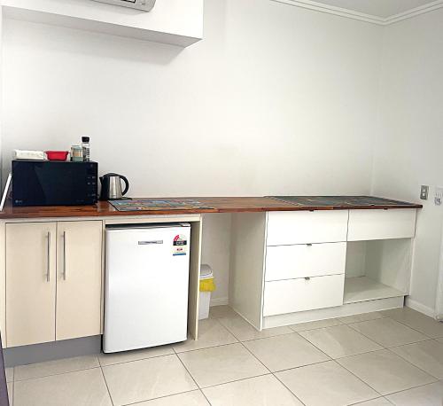 Eldhús eða eldhúskrókur á City Quays Accommodation 2