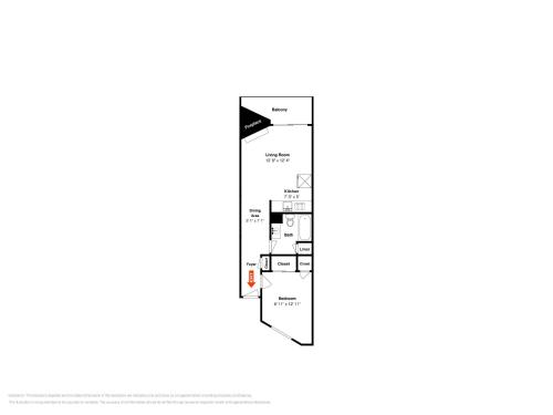 a rendering of a floor plan of a house at Canyon Creek Lodge 208 - Wildcat Den in Ruidoso