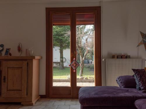 Posezení v ubytování House with garden and parking 1 min from Grenoble
