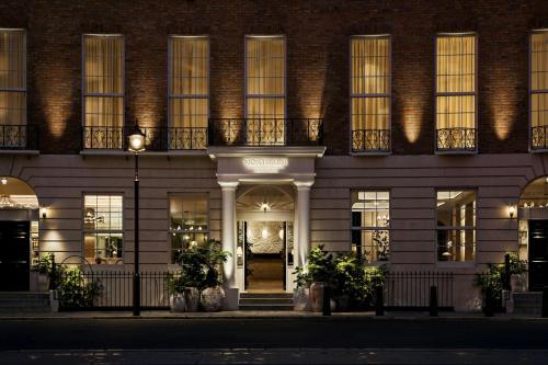 a facade of a building with a front door at Montcalm Mayfair, Autograph Collection in London
