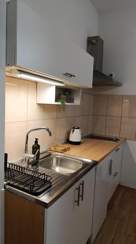 Dapur atau dapur kecil di Apartment Mana