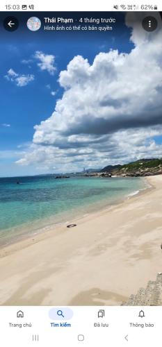 a picture of a beach with the sky and water at Mũi Dinh Hotel in Phan Rang
