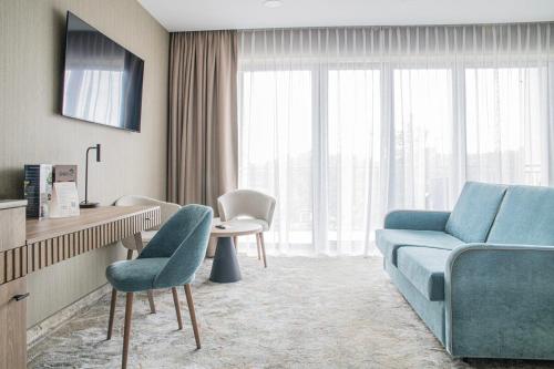 Televisyen dan/atau pusat hiburan di Hotel Astor