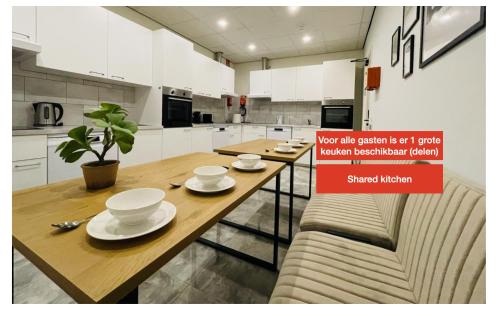 Dapur atau dapur kecil di Fast Wifi, Kitchen Access Suite Maison Lux