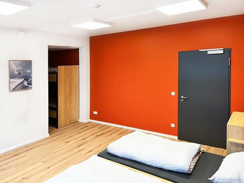Postel nebo postele na pokoji v ubytování Erlebniswelt Resort Apartment 10