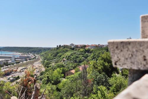 a view from the top of a hill with a city at Gianna's House - YourPlace Abruzzo in Ortona